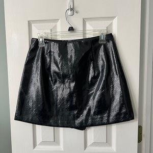 Abercrombie Faux Leather Mini Skirt